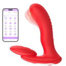 Remote Control Silicone Vibrator 10 Vibration Heating Prostate Massager - Lurevibe