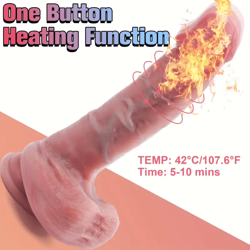 Lurevibe - 9 vibrierende 3 Teleskopschwingen, realistischer Dildovibrator, 8,86 Zoll 
