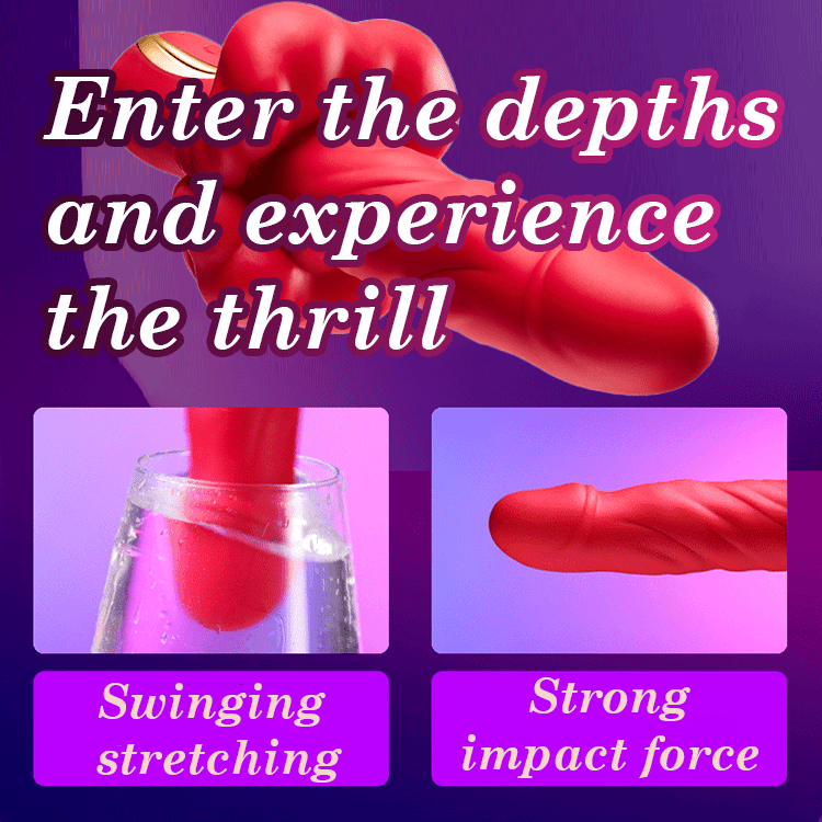 Lurevibe 360° Rotating Bead Telescopic Masturbation Vibrator - Lurevibe