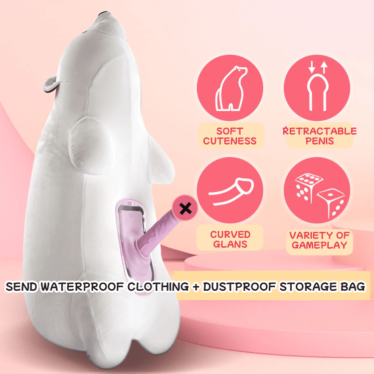 Discreet Infinity Pillow Polar Bear Remote Control Sex Machine – Lurevibe
