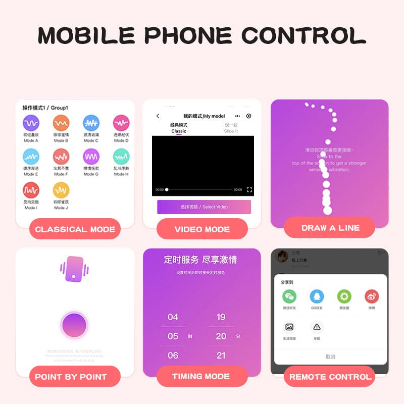 Small Pendant APP Control Mini Clitoral Cute Vibrator - Lurevibe