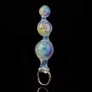 Aurora Peapod Graduated Anal Beads Plug with Metal Pull Ring - Lurevibe