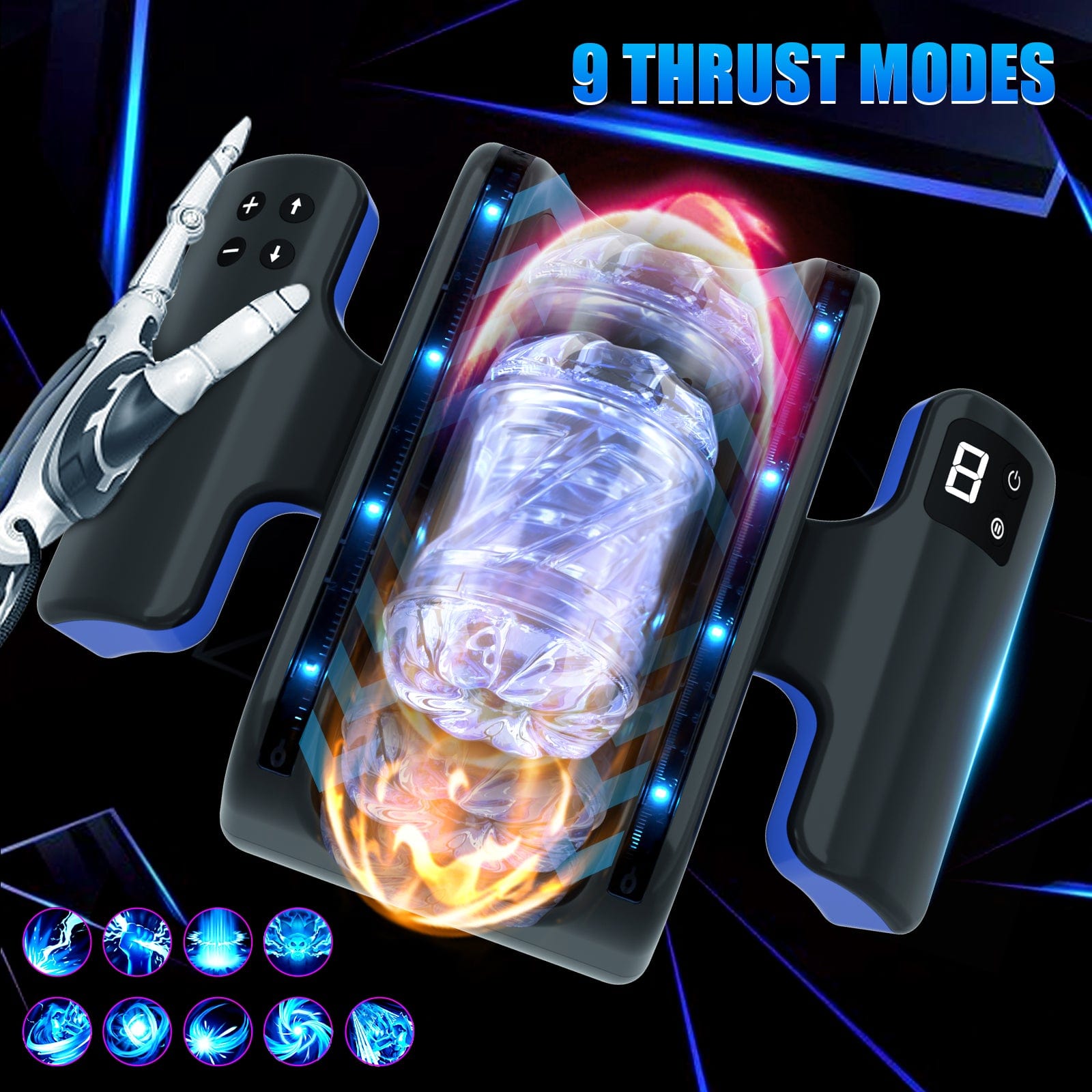 Cannon King Scaled-down Version Thrusting Masturbation Cup - Lurevibe