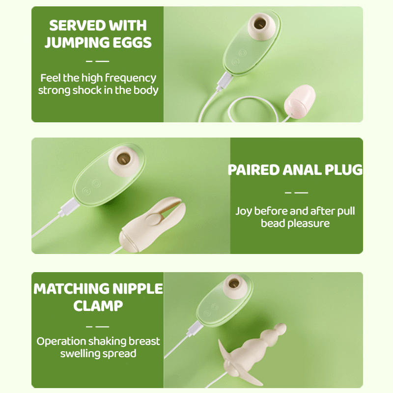 Sucking Vibrating Egg Pulse Female Vibrator Flirting Massager - Lurevibe