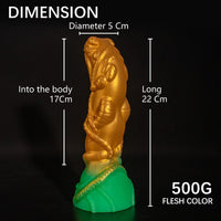 6.7in Allen Phallus Dildo With Suction Cup - Lurevibe