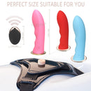 Wireless Remote USB Rechargeable Strap On Dildo - Lurevibe