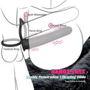 Strap On Dildo With Vibrating Cock Ring For Couple - Lurevibe