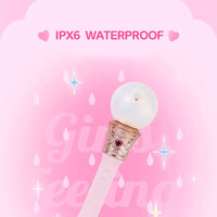 Girls Feeling 2-in-1 Unicorn Fairy Wand Vibrator with 8 suction & 10 vibrating modes - Lurevibe