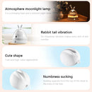 Rabbit Clitoral Suction Vibrator With Colorful Light Charging Base - Lurevibe