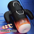 Sokoot Handheld Telescopic Sucking Heating Male Penis Stroker - Lurevibe