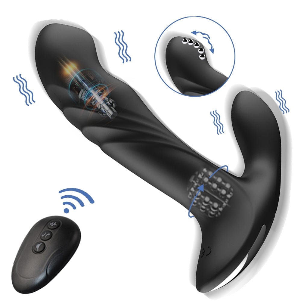 Wireless Remote Control 7 Frequency Vibrating Prostate Massager - Lurevibe