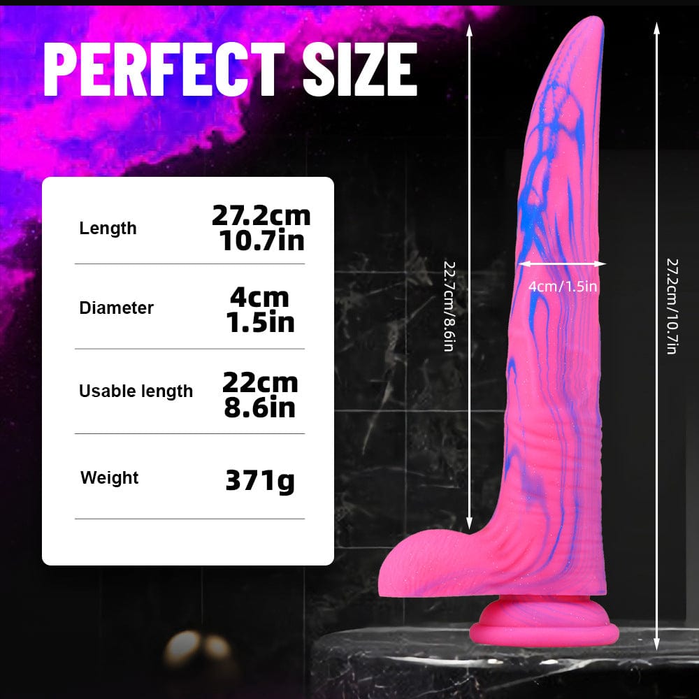 Deer Whip Colorful Big Sm Dildo With Suction Cup - Lurevibe