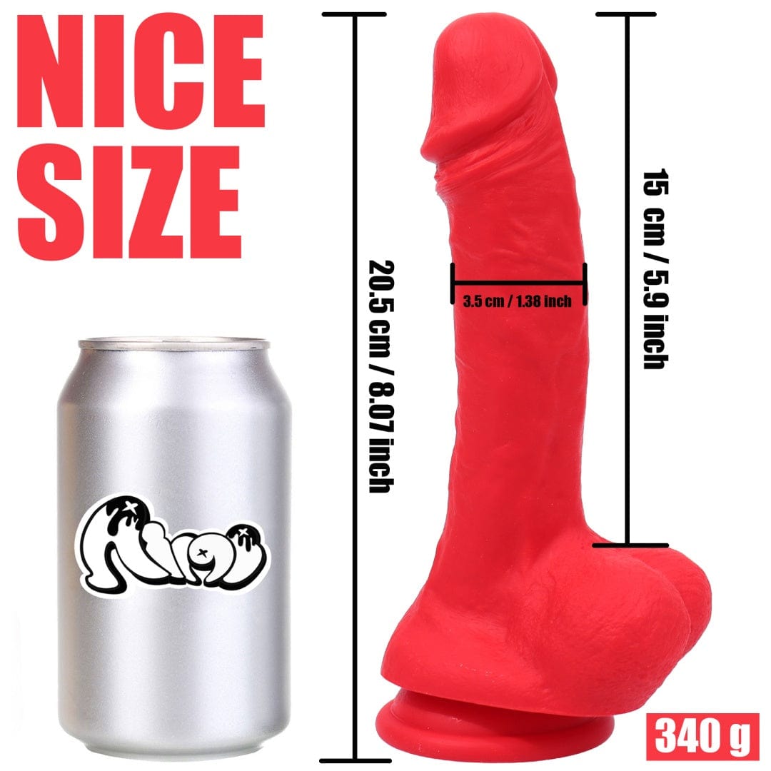 AIMITEX five colors long silicone dildo - Lurevibe