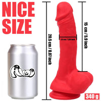 AIMITEX five colors long silicone dildo - Lurevibe