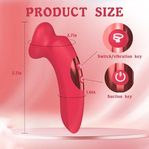 G Spot Vibrator Sucking Vibrator 10 Vibration Modes and 10 Kissing Modes - Lurevibe