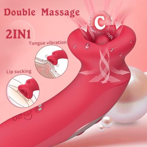 G Spot Vibrator Sucking Vibrator 10 Vibration Modes and 10 Kissing Modes - Lurevibe