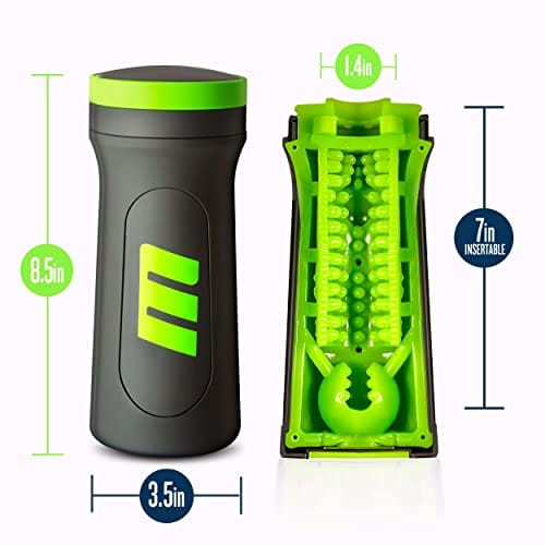 Lurevibe - M for Men M2 Masturbator Cup - Multiple Pleasure Chambers for Powerful Sensations During Penetration - Lurevibe