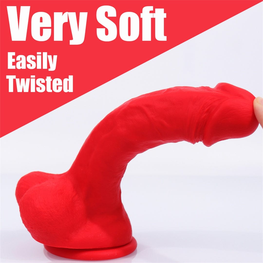 AIMITEX five colors long silicone dildo - Lurevibe