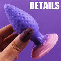 AIMITEX Strawberry Butt Plug Silicone Anal Sex Toy - Lurevibe