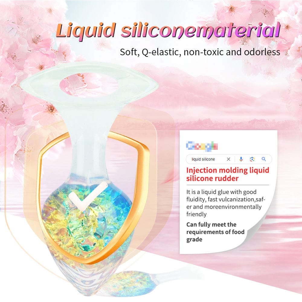 Love-shaped Crystal Wearable Butt Plug for Anal Sex