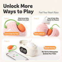 KISSTOY Sleepy Bunny Dual-Play Suction & Vibrating Egg Set - Lurevibe