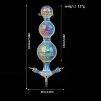 Traffic Light Aurora Graduated 3-Bead Anal Plug - Lurevibe