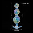 Traffic Light Aurora Graduated 3-Bead Anal Plug - Lurevibe