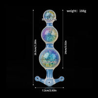 Traffic Light Aurora Graduated 3-Bead Anal Plug - Lurevibe