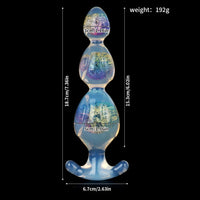 Aurora Ear-Wing Graduated Anal Bead Plug - Lurevibe