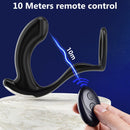 Greedy Finger Male Vibrating Clip Prostate Massager With Cock Ring - Lurevibe