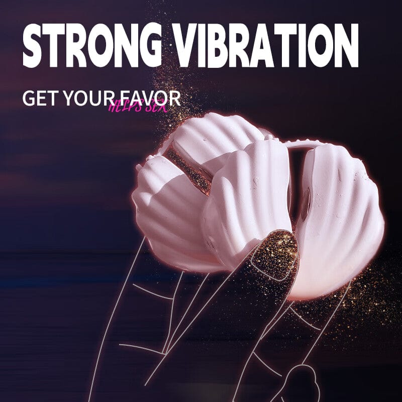 Roomfun Shell SM Electric Shock Nipple Clamp Vibration Massager With Remote Control - Lurevibe