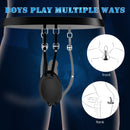 Mini Saddle G Spot Prostate Vibrator With Suction Cup & Panty - Lurevibe