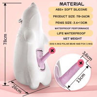 Discreet Infinity Pillow Polar Bear Remote Control Sex Machine Lurevibe Discreet Infinity Pillow Polar Bear Remote Control Sex Machine Lurevibe