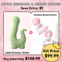 Little Dinosaur Sucking Heating Vibrator - Lurevibe