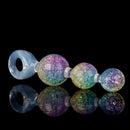 Aurora Spherical Graduated 3-Bead Anal Plug with Integrated Pull Ring - Lurevibe
