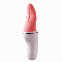 Lurevibe - Peach Licking Dance Step Tongue Licking Stick Honey Bean Vibrating Rod Female Masturbation - Lurevibe