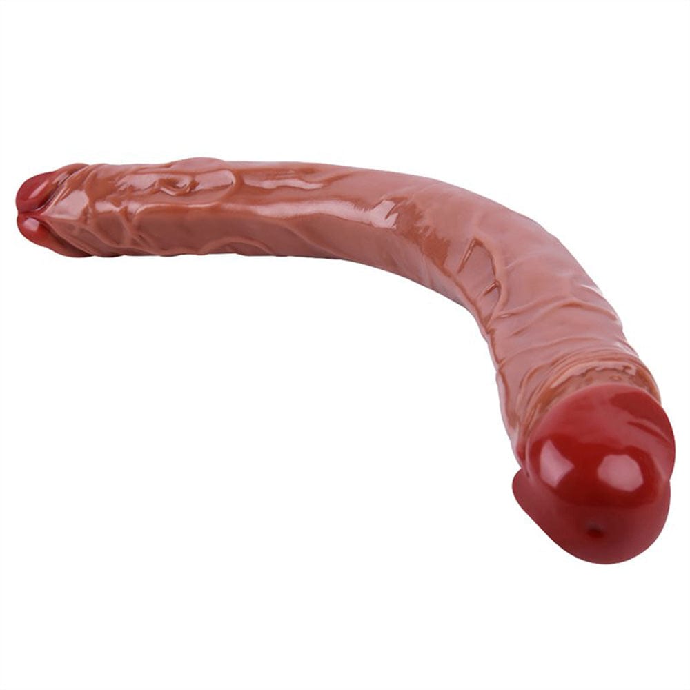 15.5 Inch Double-Ended Artificial Dildo - Lurevibe