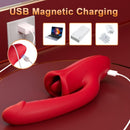 Lurevibe - Rose Muncher Bite Vibrator G Spot Clitoris Stimulator - Lurevibe