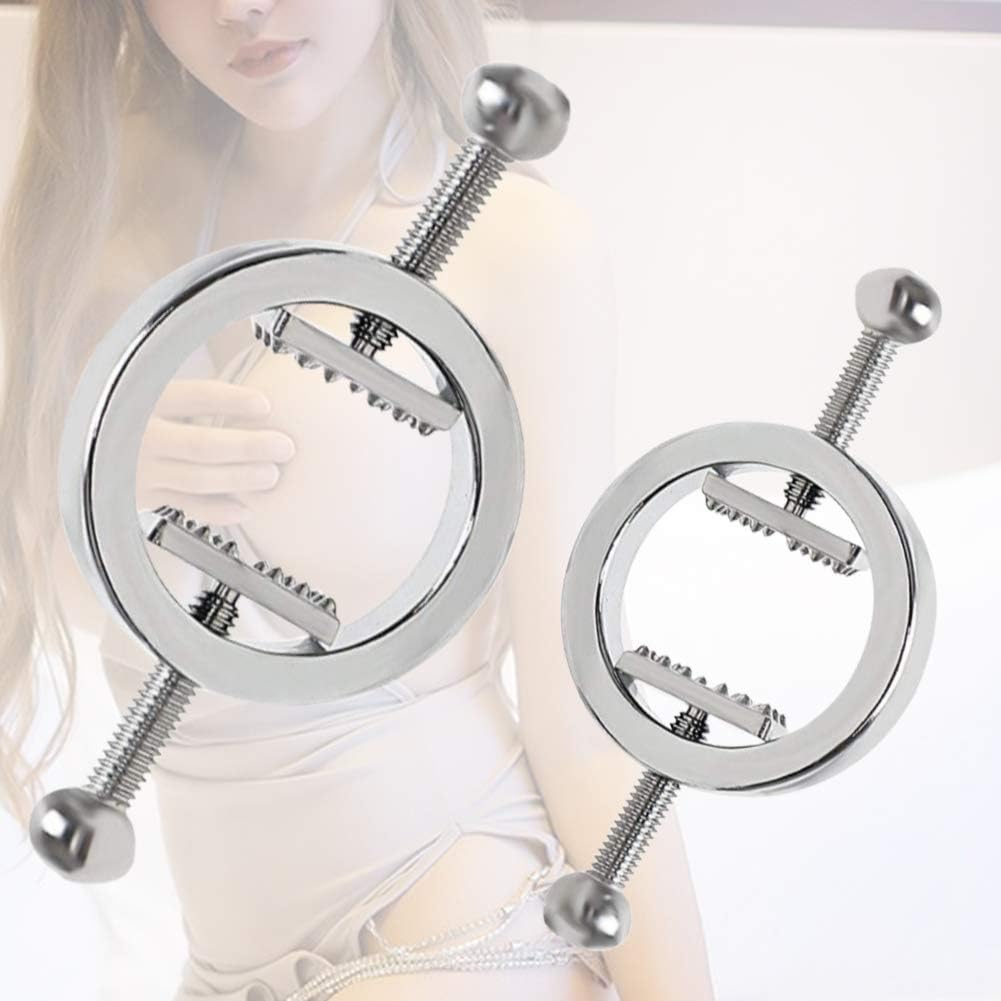 BDSM Metal Adjustable Nipple Clamps Set for Sex Games - Lurevibe