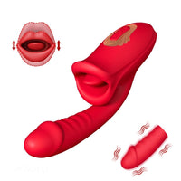 Lurevibe - Rose Muncher Bite Vibrator G Spot Clitoris Stimulator - Lurevibe