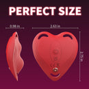 Heart - Shaped Wearable Vibrator Clitoral Stimulator