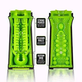 Lurevibe - M for Men M2 Masturbator Cup - Multiple Pleasure Chambers for Powerful Sensations During Penetration - Lurevibe