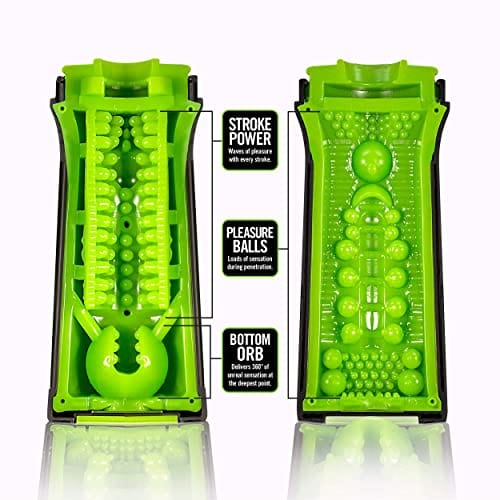 Lurevibe - M for Men M2 Masturbator Cup - Multiple Pleasure Chambers for Powerful Sensations During Penetration - Lurevibe