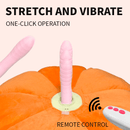 Pumpkin-shaped Pillow Style Thrusting Dildo Sex Machine Vibrator - Lurevibe