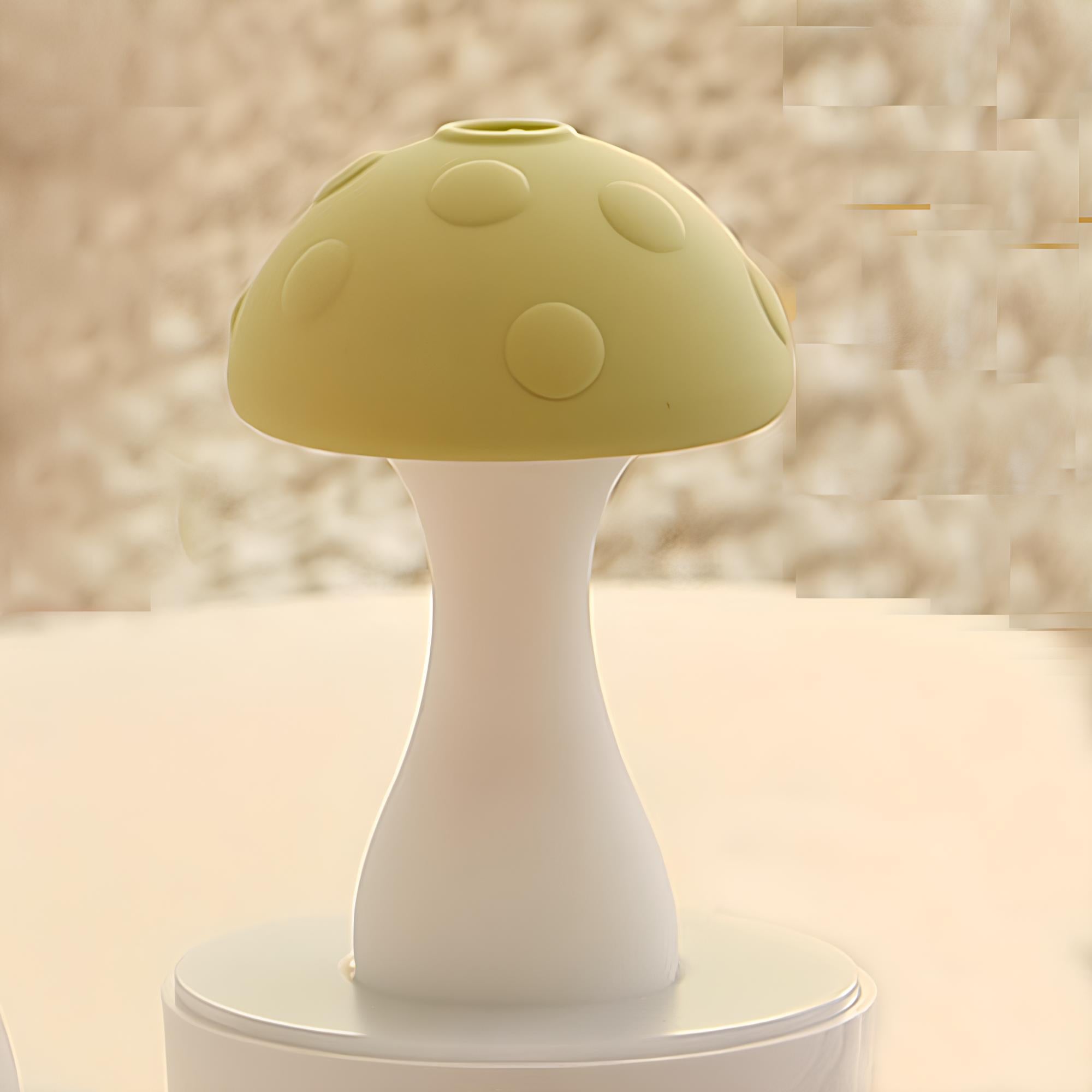 Mushroom Clitoral Sucking Stimulation Vibrator With Luminous Dust Cover - Lurevibe