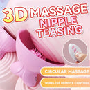Vibrating Rotation Breast Massager Clitoral Stimulator With Remote Control - Lurevibe