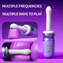 Pure Moon 7 Thrusting Heating Dildo Machine G Spot Vibrator With APP Control - Lurevibe
