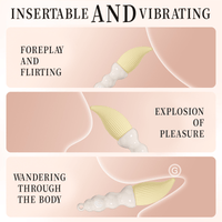 Cutie Pen Pendant Vibrator With Chain - Lurevibe