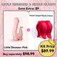 Pink Dinosaur & Nipple Clamps