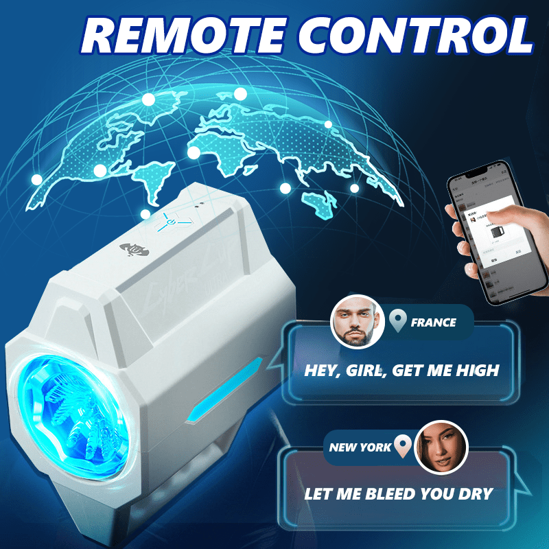 Cyber Cup Ultra Rotating APP Controlled Masturbation Cup - Lurevibe